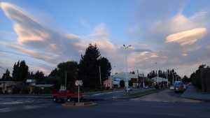 El Calafate. Look at the clouds. 